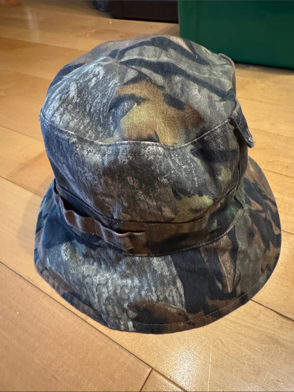 Men's Camo and Blaze Orange Reversible Bucket Hat Classic Outdoor Hunting Style